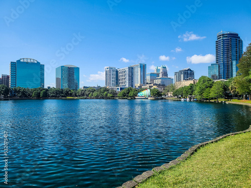 Downtown Orlando from Lake Eola Park