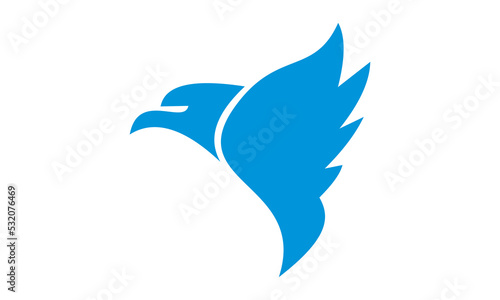 blue eagle logo illustration