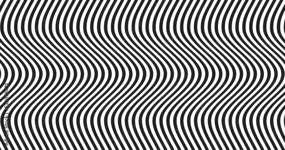Hypnotic Psychedelic Black and White Stripe Optical Illusion Hypnotic Psychedelic Black and White Stripe Optical Illusion