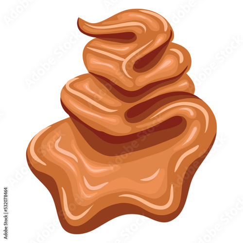 spiral sweet caramel