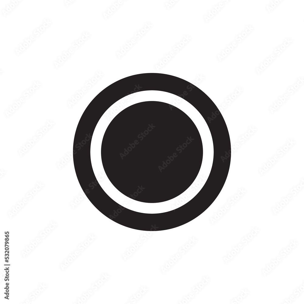 Graphic flat plate icon for your design and website Graphic flat plate icon for your design and website