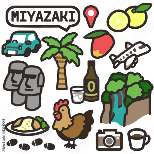 宮崎のアイコン