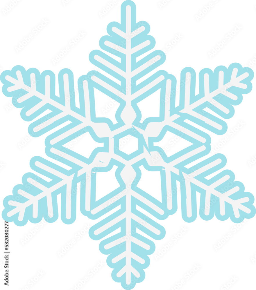 snow icon vector