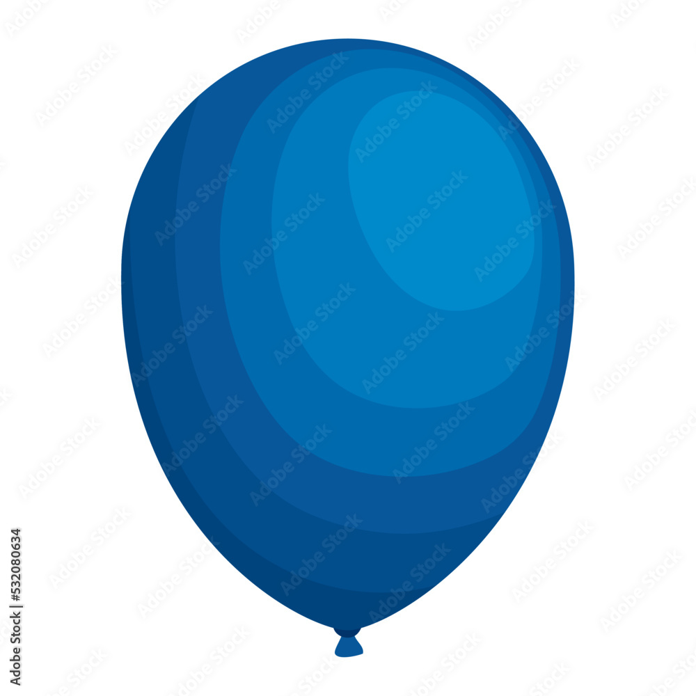 blue balloon helium floating