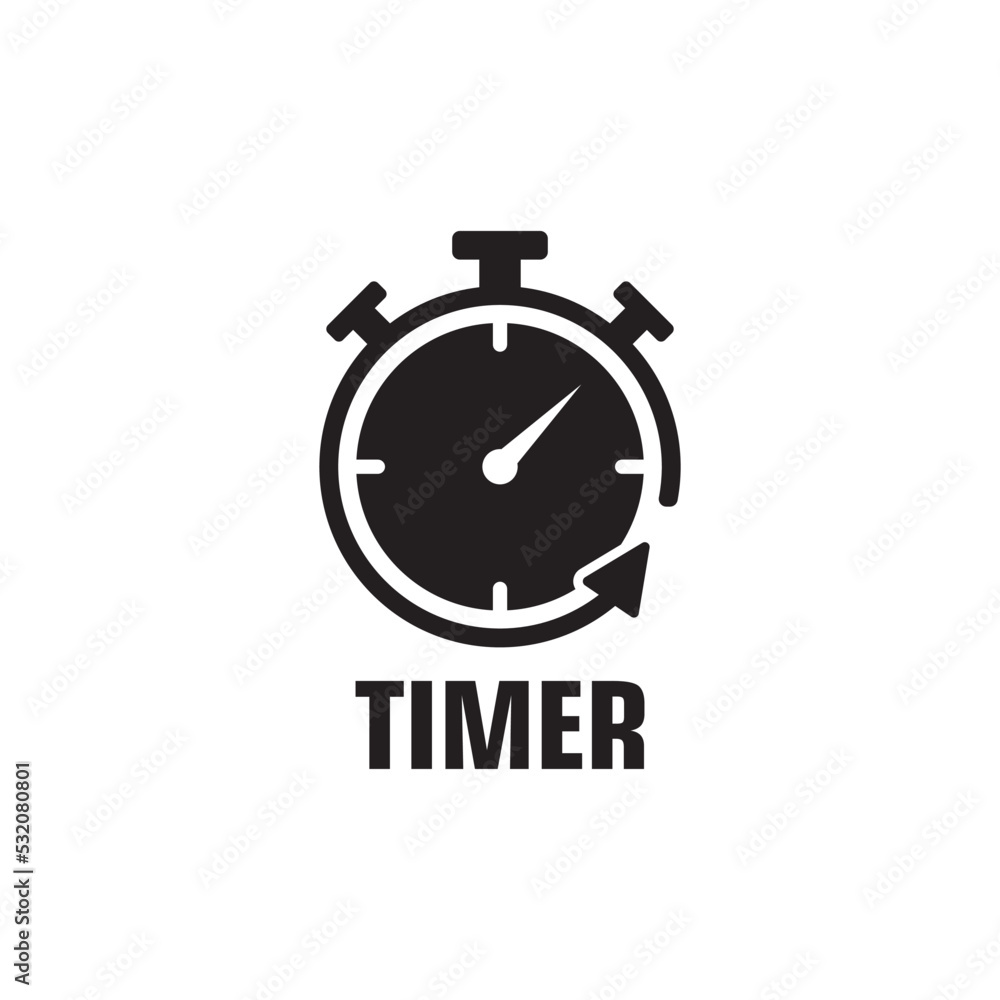 timer icon , stopwatch icon vector timer icon , stopwatch icon vector