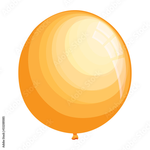 yellow balloon helium floating