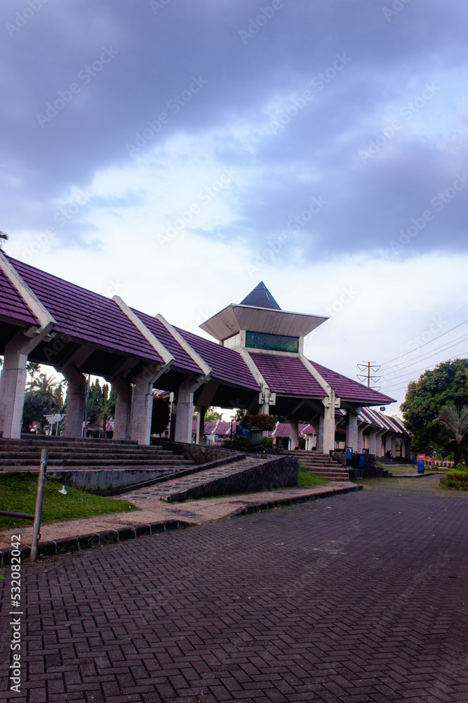 Exterior of AT TIN Mosque, Masjid AT TIN Jakarta, Indonesia