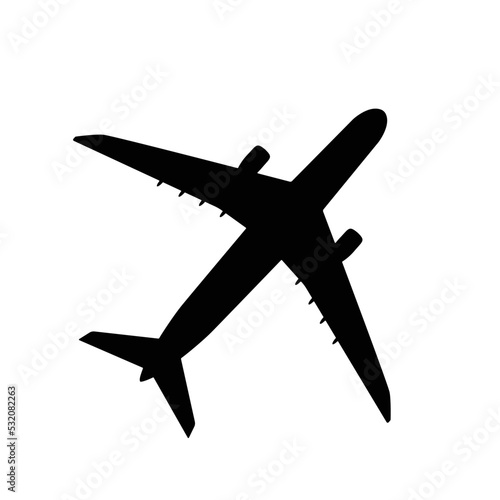 airplane icon isolated