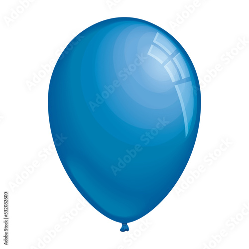 blue balloon helium floating