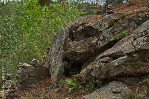 Glacial basalts on Mount Passonvuori