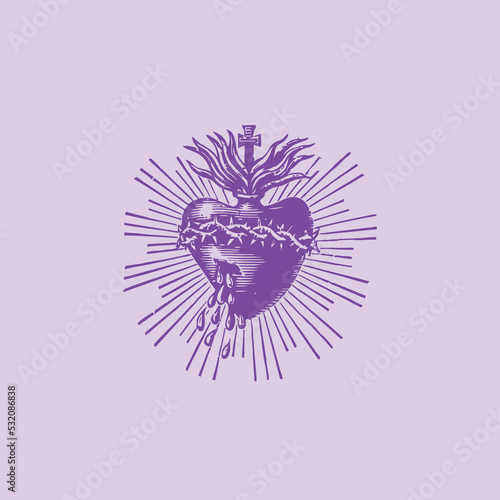 HIGH QUALITY SACRED HEART JESUS VECTOR FOR T-SHIRT AND HOME WALL DESIGN
