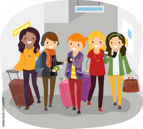 Stickman Girls Travel Group...