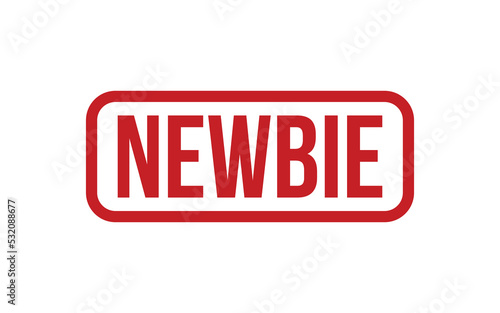 Newbie Rubber Stamp Seal Vector