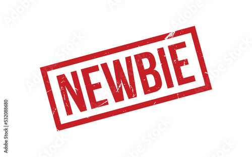 Newbie Rubber Stamp Seal Vector