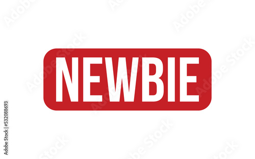 Newbie Rubber Stamp Seal Vector