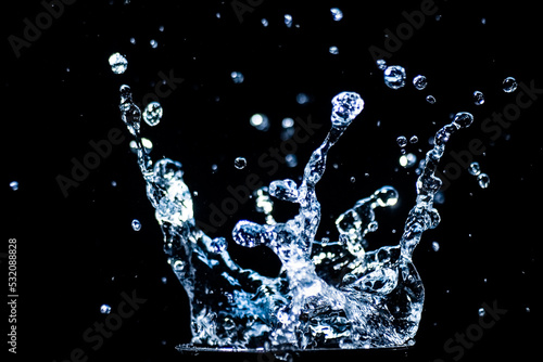 water splash isolated on black © STOCK PHOTO 4 U