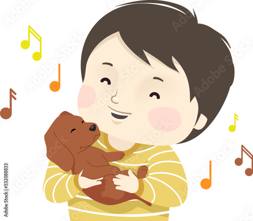 Kid Boy Sing Pet Dog Lullab...