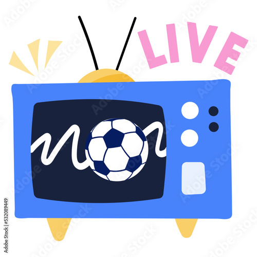 A football match flat icon download