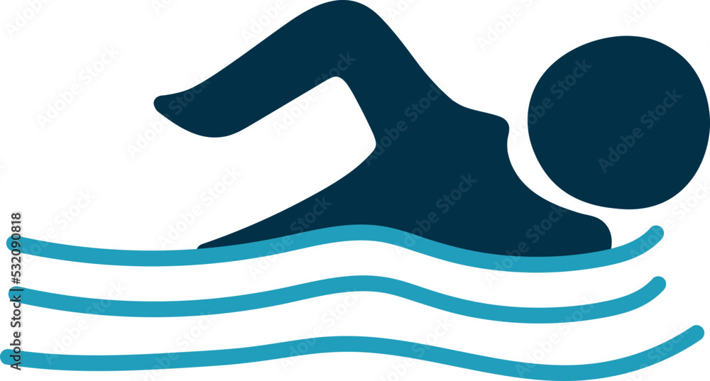 Obraz premium Water Hand Dran Illustration