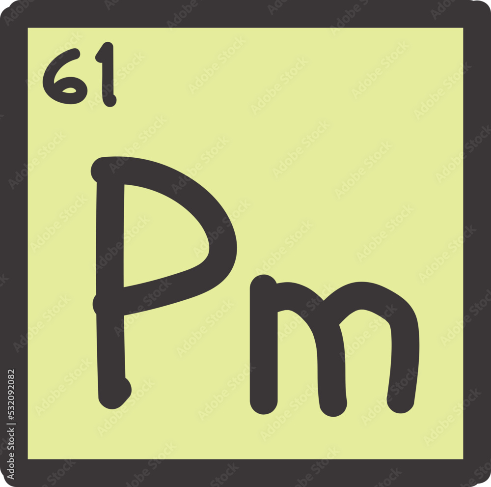 periodic table doodle icon periodic table doodle icon