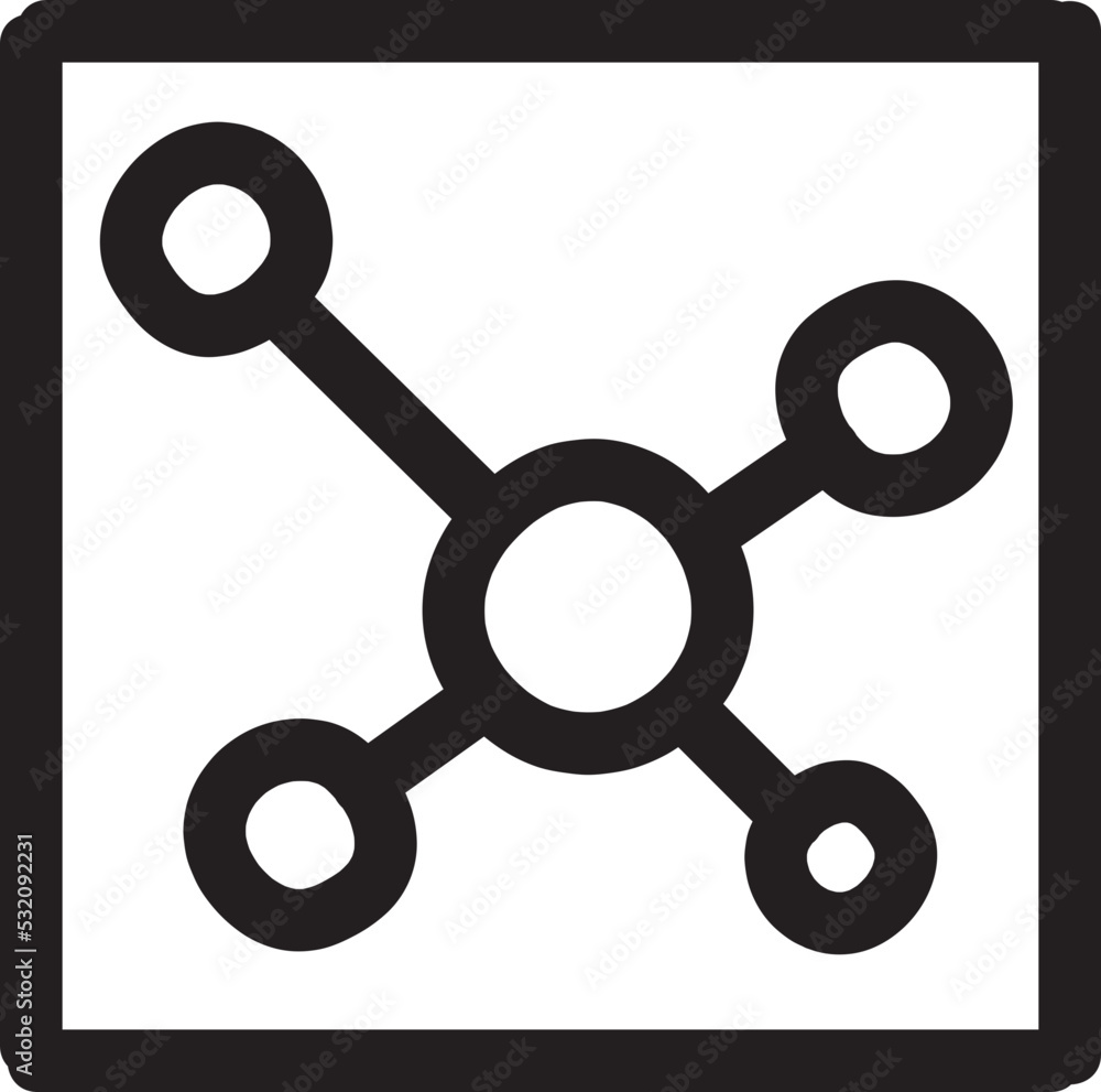periodic table doodle icon periodic table doodle icon