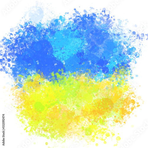 Yellow blue background. Ukrainian flag colors. Perfect for card, banner, template, decoration, print, cover, web, element design.