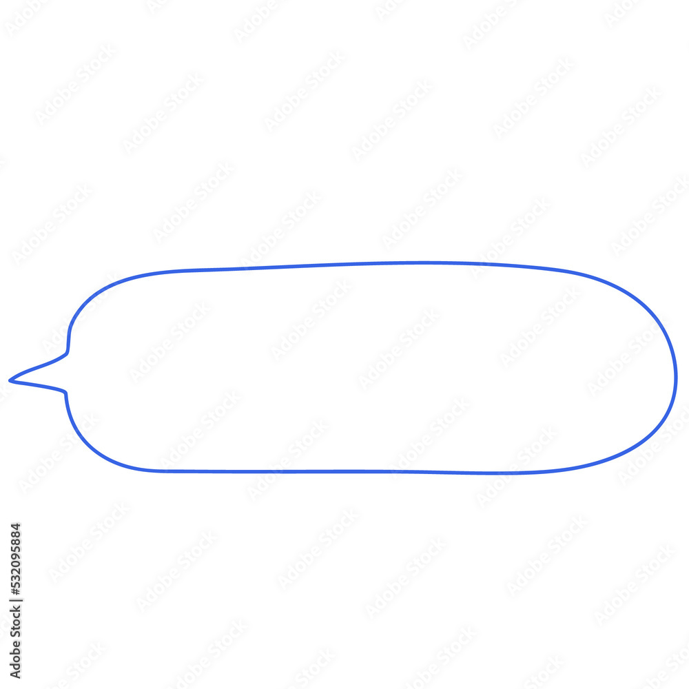 Speech bubble vector illustration in line stroke design Speech bubble vector illustration in line stroke design