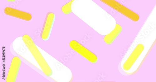 donut glaze. Decorative bright sprinkles texture pattern design