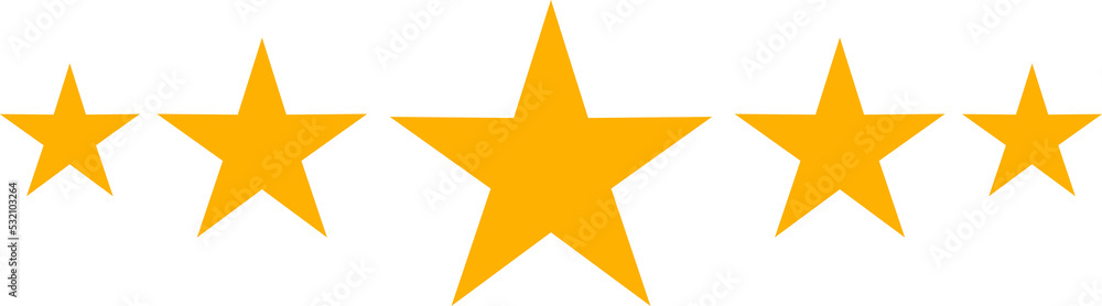 Premium quality 5 star mark, vector rating review Premium quality 5 star mark, vector rating review