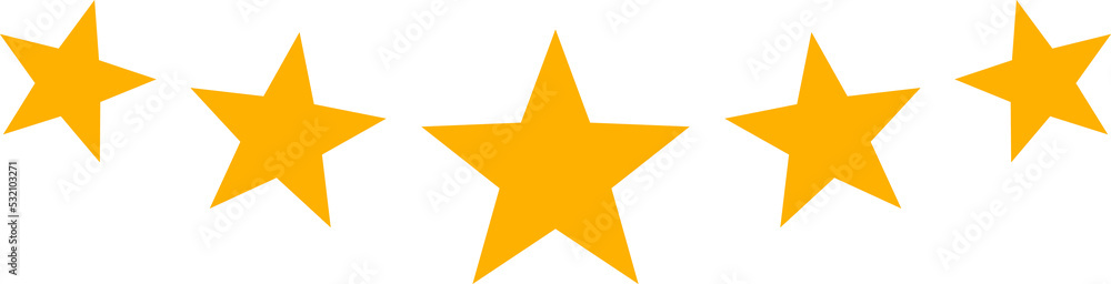 Best review, 5 star rating, isolated five stars Best review, 5 star rating, isolated five stars