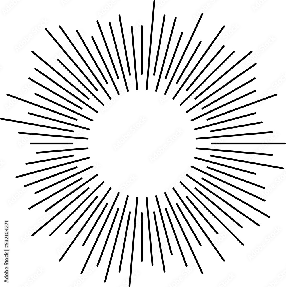 Sunbeam explosion sun light rays, starburst icon Sunbeam explosion sun light rays, starburst icon