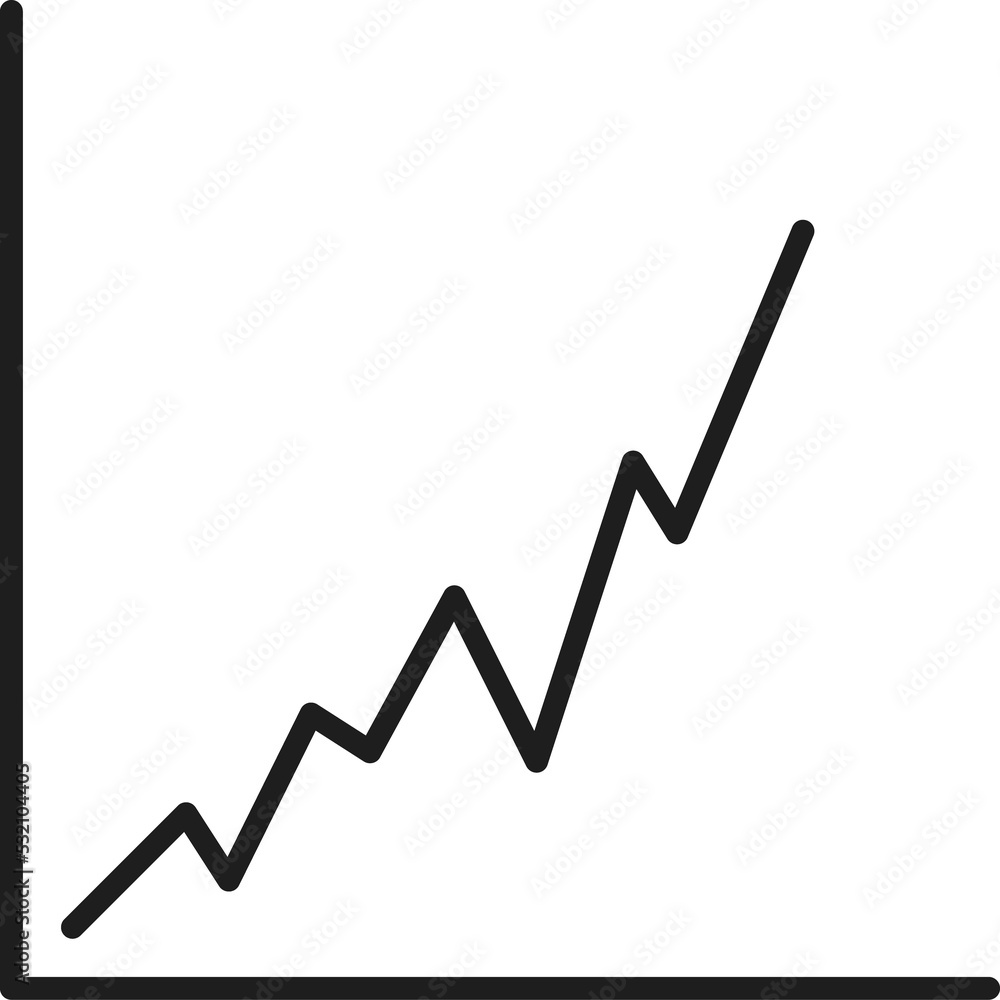 Economy increase grow, positive rate chart graph Economy increase grow, positive rate chart graph