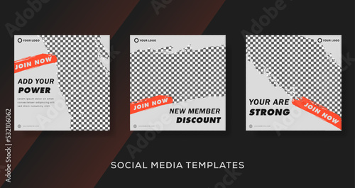 fashion sale banner template. premium vector