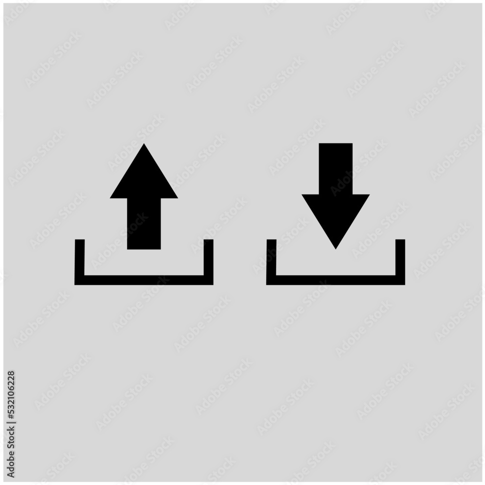 upload and download logo icon cloud computing concept upload and download logo icon cloud computing concept