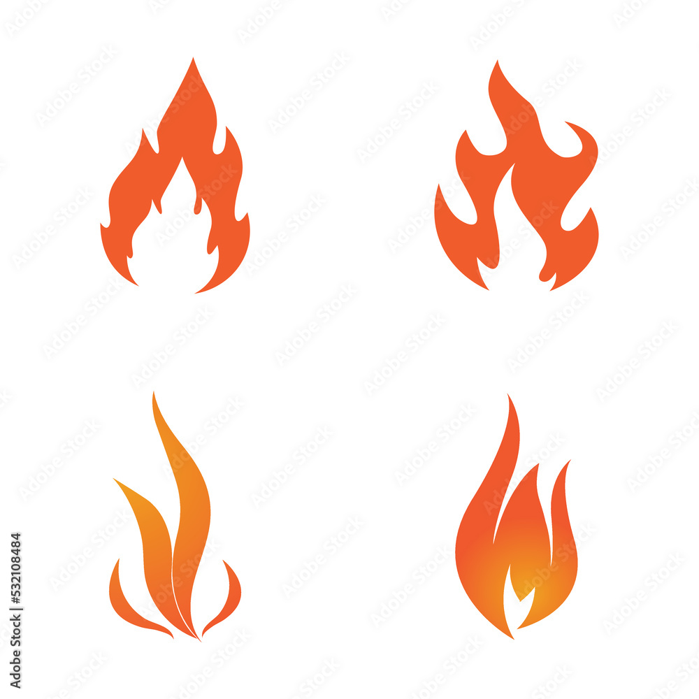 Fire flame Logo vector, Oil, gas and energy logo concept Fire flame Logo vector, Oil, gas and energy logo concept