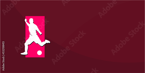 Footballer banner