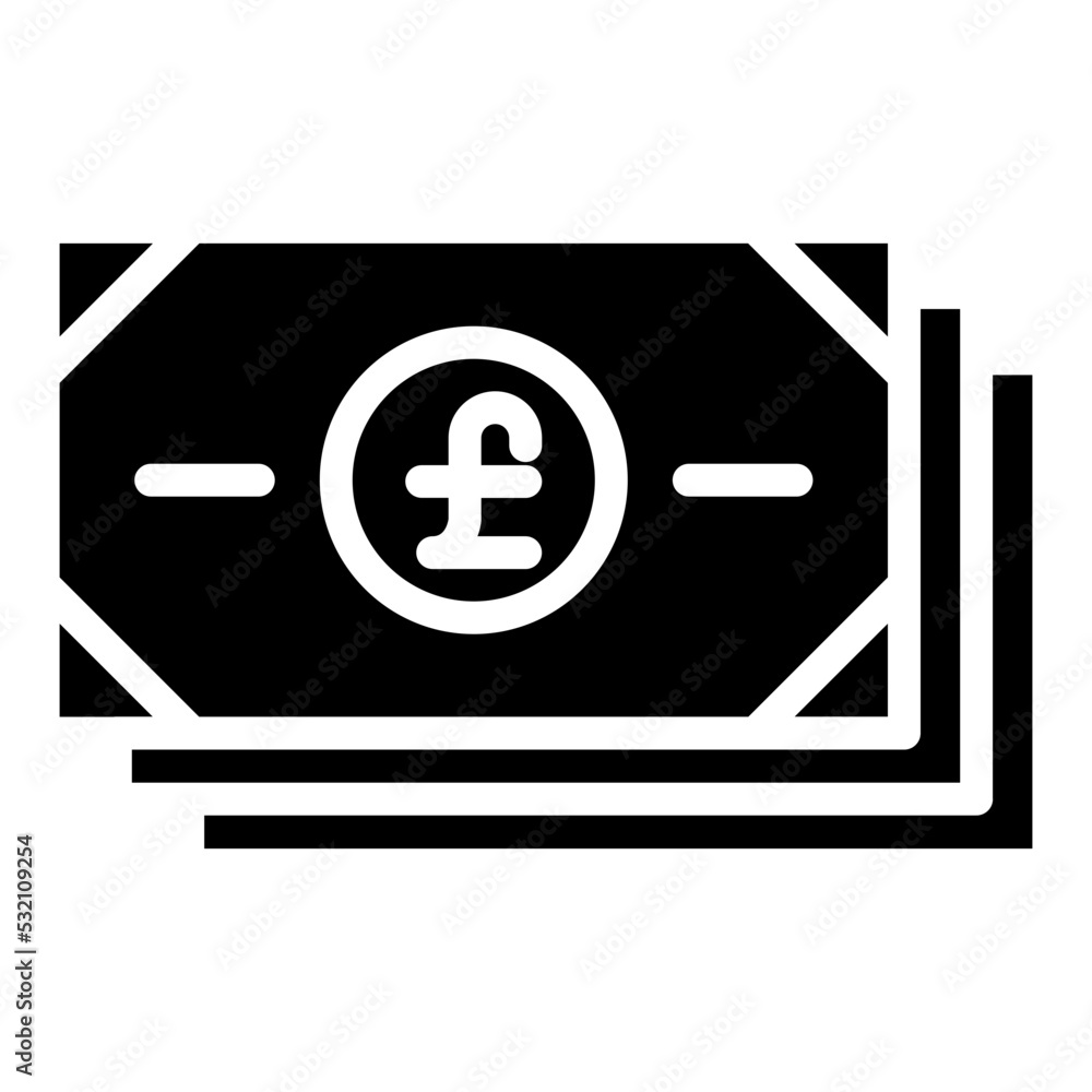 Fototapeta premium money pound icon