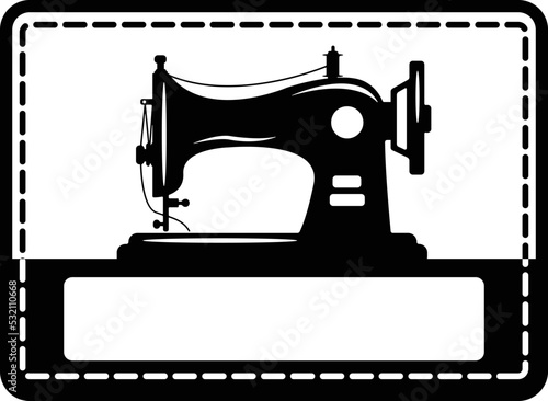 Sewing Machine Silhouette
