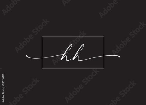 HH icon logo design template vector And Company Logo
