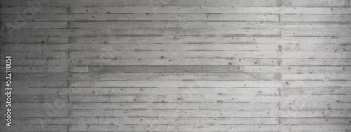 Panel kuchenny z motywem Gray grey grunge concrete wall with wood texture - Cement background pattern wide panorama