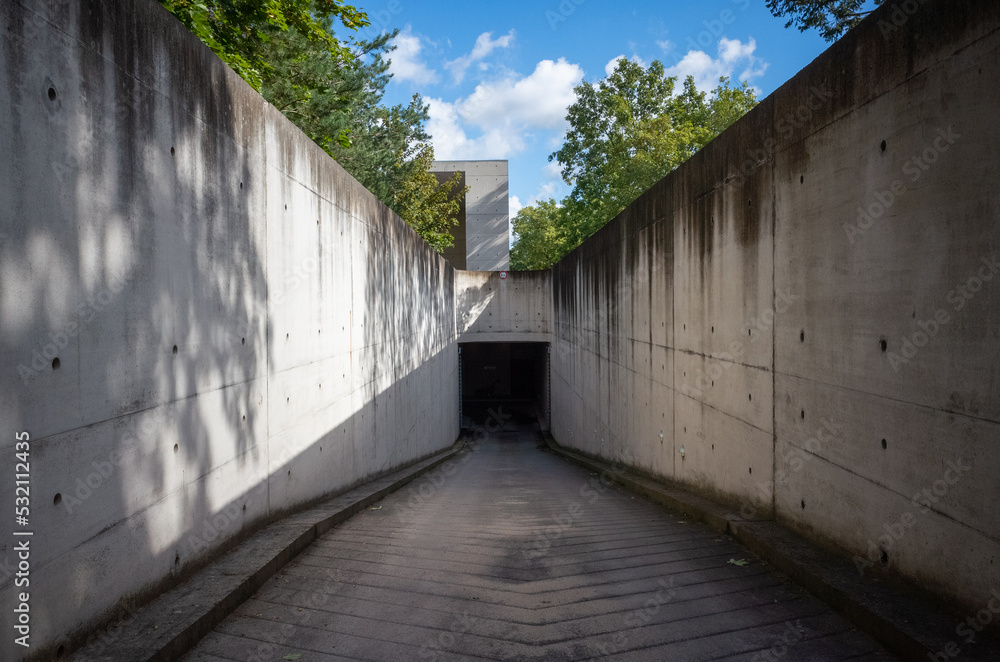 Fototapeta premium entrance to an underground delivery