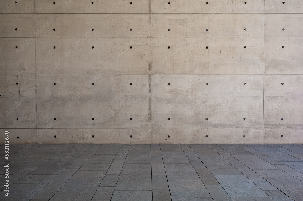 Texture of a fair-faced concrete wall