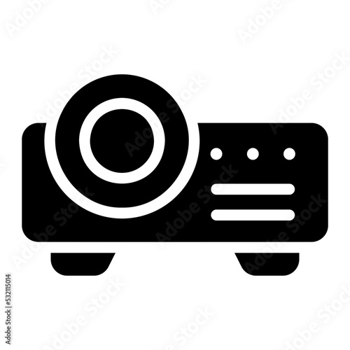 projector glyph icon