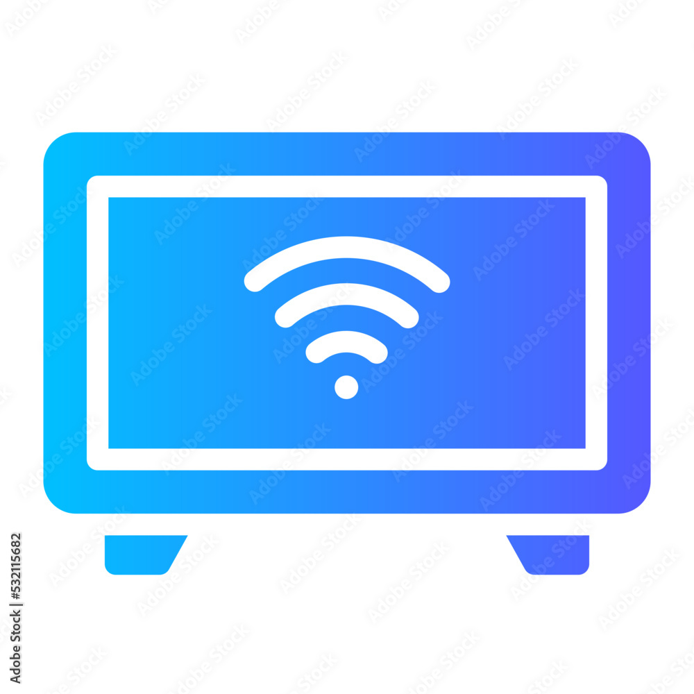 television gradient icon television gradient icon