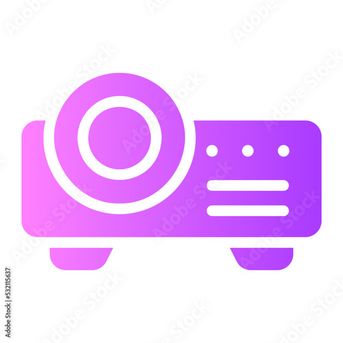 projector gradient icon