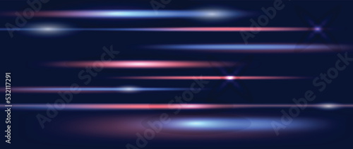 Futuristic speed movement light effect background. Digital technology wallpaper with dynamic motion, light trail. High-speed light vector for presentation, business, cover, internet, social media.