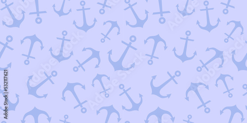 Light blue anchor background, repeat pattern