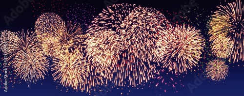 夏祭りの花火