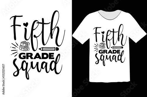 Fifth grade squad svg design
