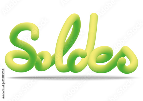 SOLDES en forme libre tuyau vecteur tracé modifiable